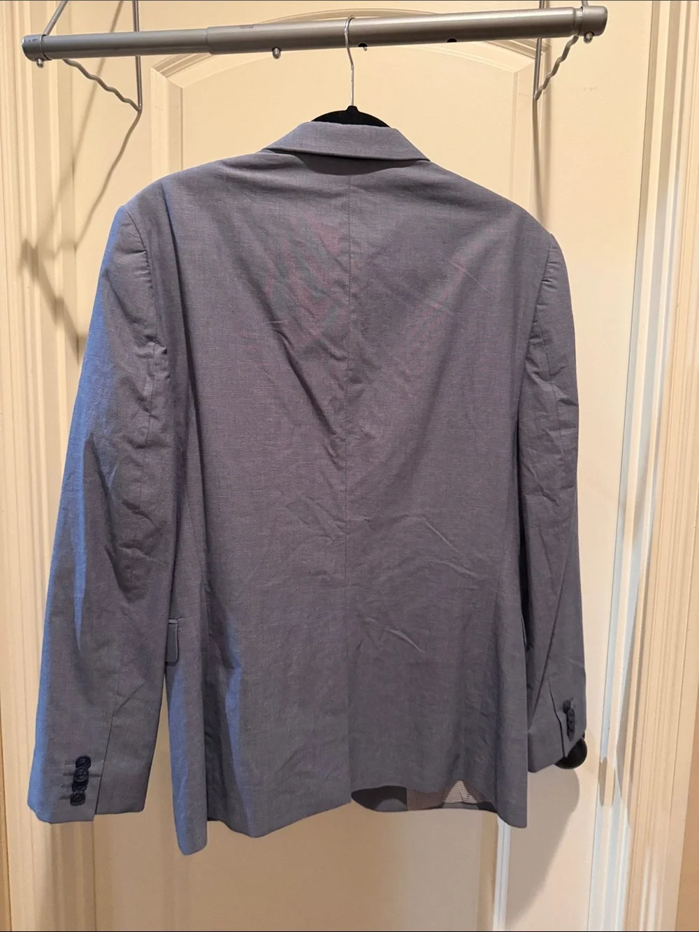Express Light Blue Men's Two-Piece Suit Jacket & Pants